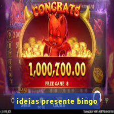 ideias presente bingo